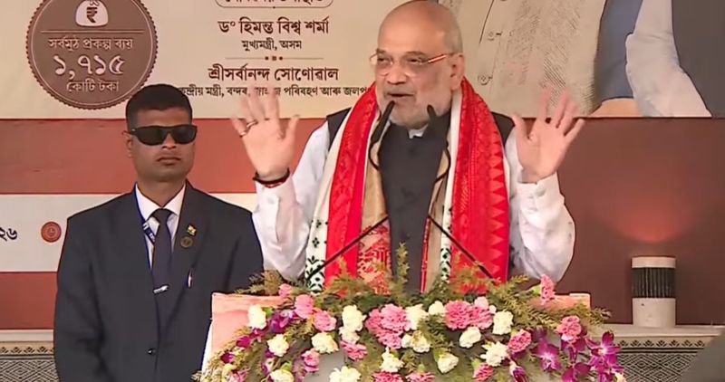 Guns, bullets, conflicts — what else has Congress given to Assam: Amit Shah in Dibrugarh