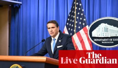 Attorney general defends missing Congress deadline – as it happened | Jeffrey Epstein