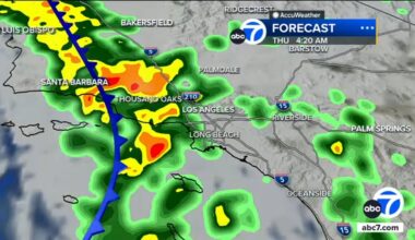 Southern California weather updates: Storm to bring heavy rain to Los Angeles, Orange, Riverside, Ventura, San Bernardino counties