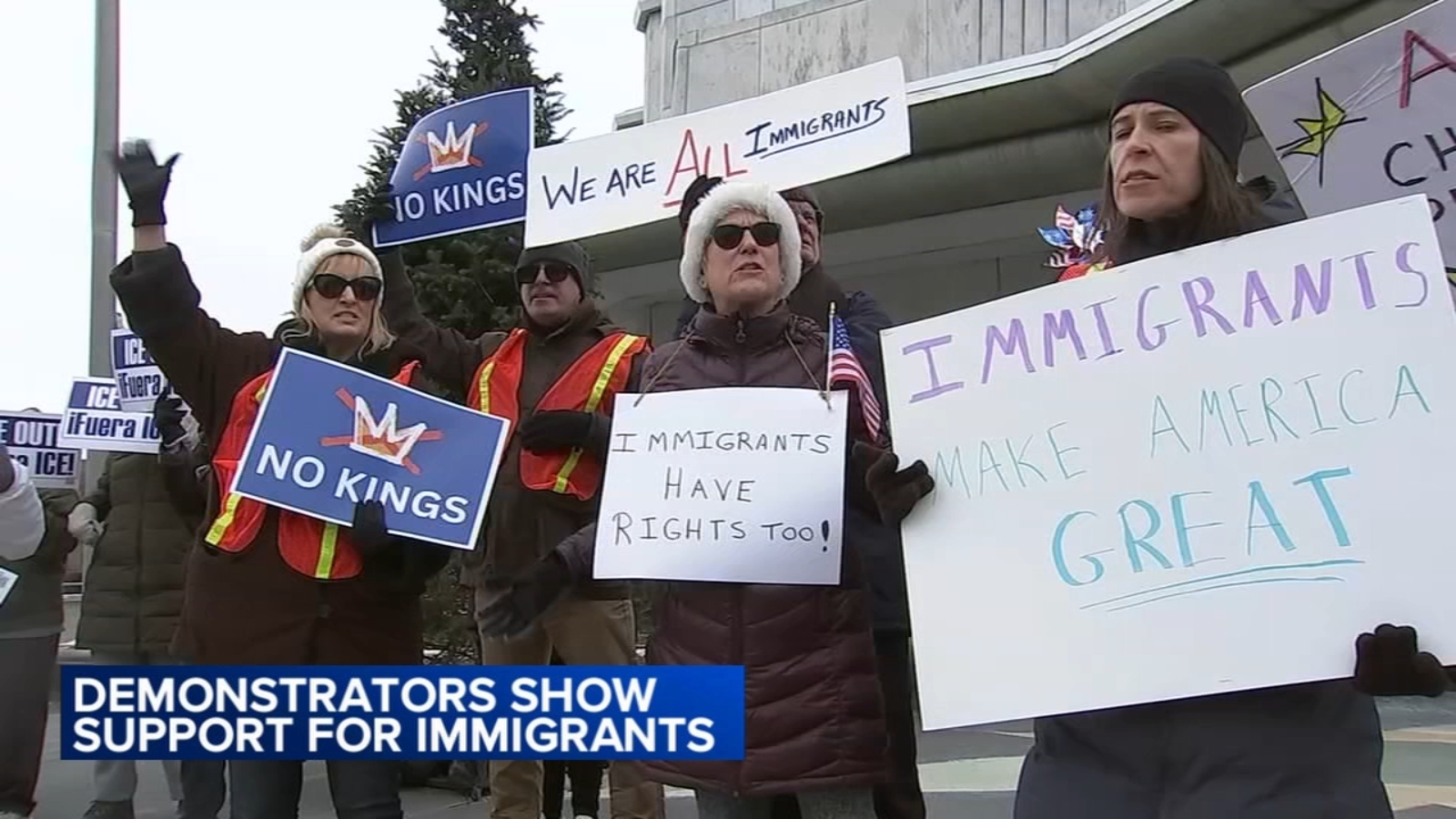 St. Charles demonstrators rally to support ban on federal immigration enforcement agencies, denounce ICE and Border Patrol