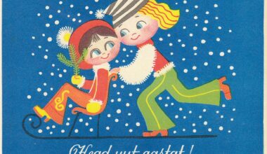 A Soviet-era Estonian New Year’s card from the 1970s.