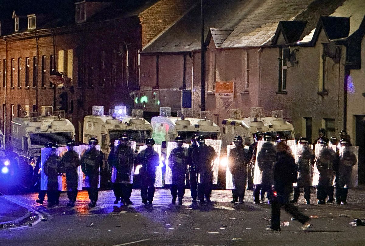 Disorder in Ballymena at the start of the summer