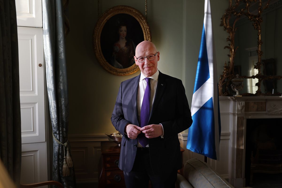 First Minister of Scotland John Swinney in Bute House.