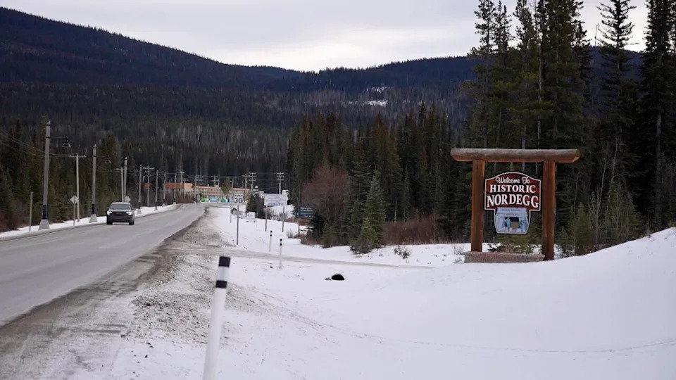 Nordegg is a former coal mining town in Alberta. It was once home to nearly 3,000 residents and the former Brazeau Collieries mine.