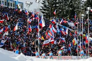 2015 Biathlon World Cup in Nové Město na Moravě. Shutterstock / Petr Toman