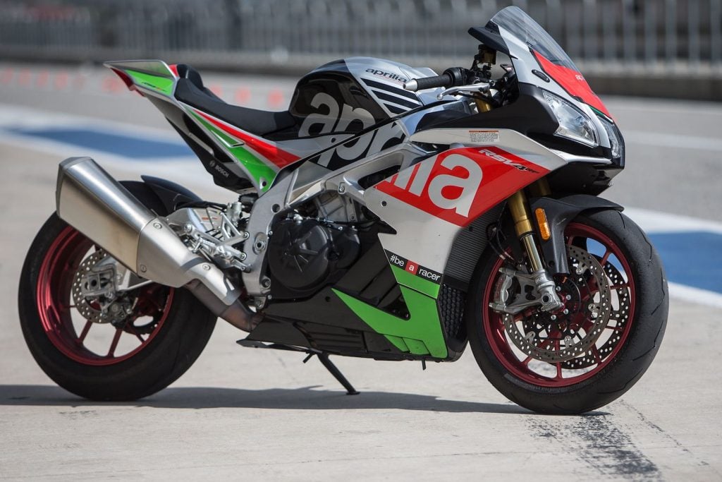 2017 Aprilia RSV4 RF Review at COTA