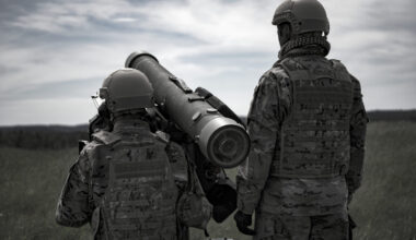 Soldiers with Saab's RBS 70 NG ground-based air defence solution