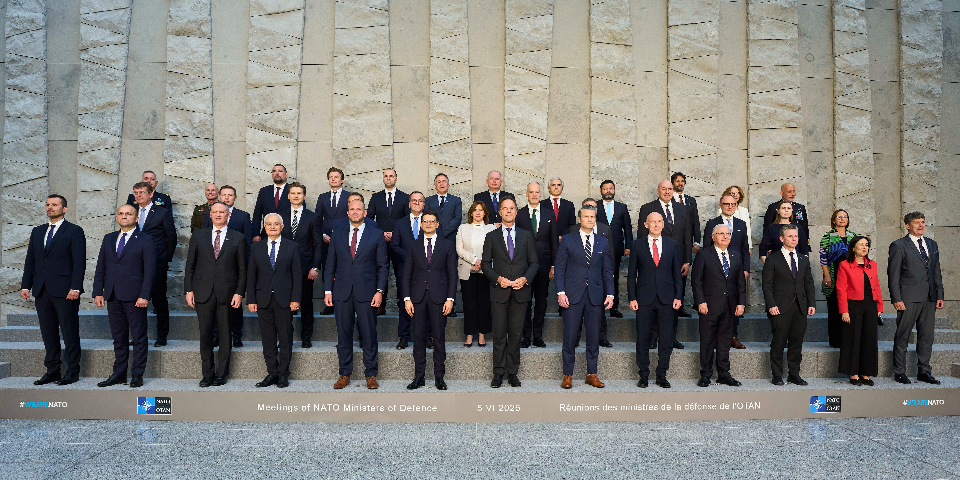 Yuriko Backes à la réunion des ministres de la Défense des pays de l'OTAN et au Ukraine Defense Contact Group à Bruxelles