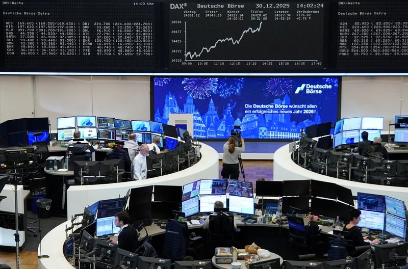 European stocks touch record high, led by defence shares after Venezuela shock
