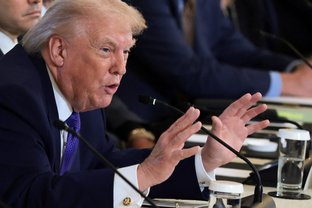 U.S. President Donald Trump at the White House in Washington, D.C.