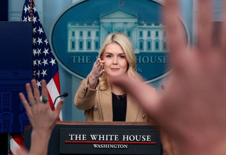 White House Press Secretary Karoline Leavitt 