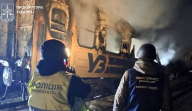 Russia strikes civilian train in Ukraine, killing five, in an attack Zelensky calls ‘terrorism’