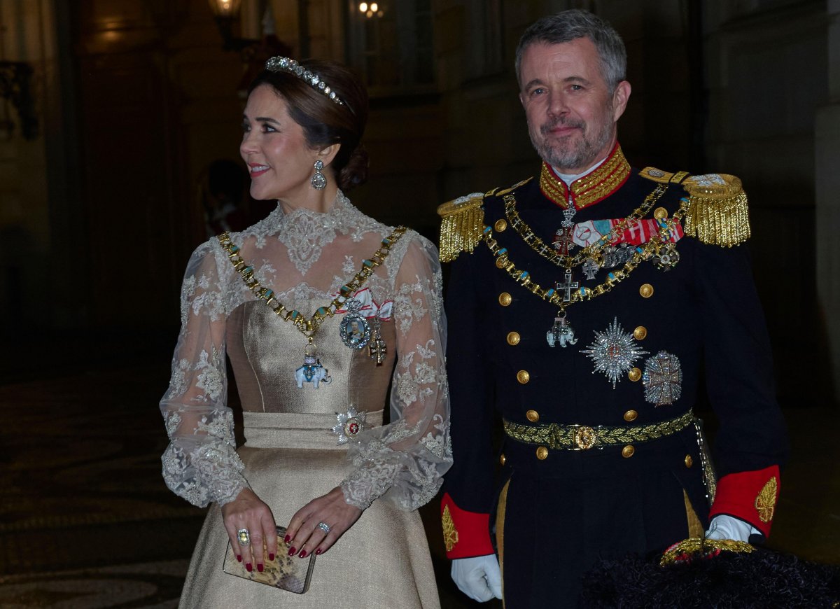 The King and Queen of Denmark attend the New Year