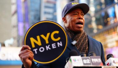 Ex-NYC Mayor Adams unveils 'NYCToken' crypto coin he claims will fight antisemitism