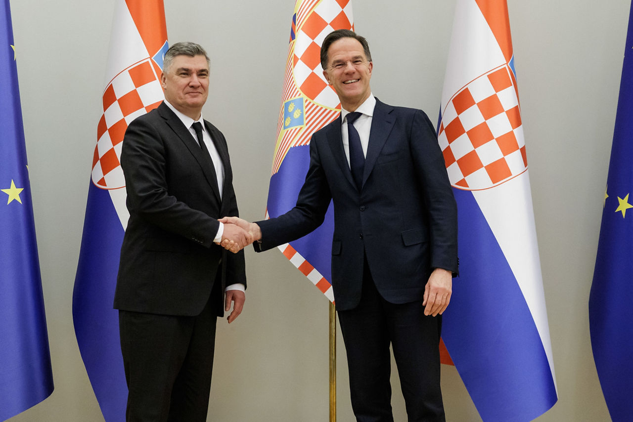 NATO Chief Praises Croatia's Role, Ukraine Support