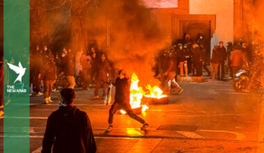 How many people were killed in the latest Iran uprising?