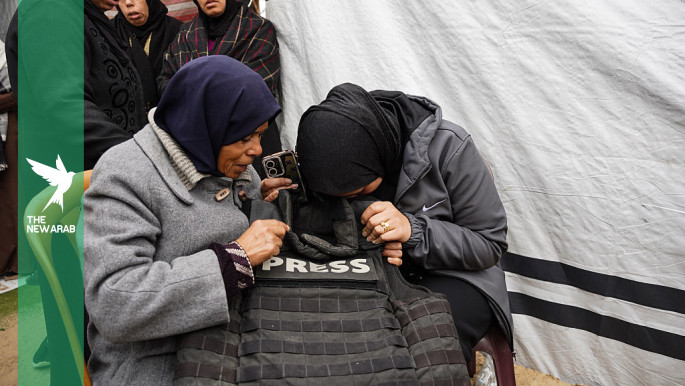 Gazans pay homage to Palestinian journalists killed by Israel