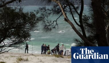Police call off separate searches for missing teen boy and another man off two Sydney beaches | Australia news