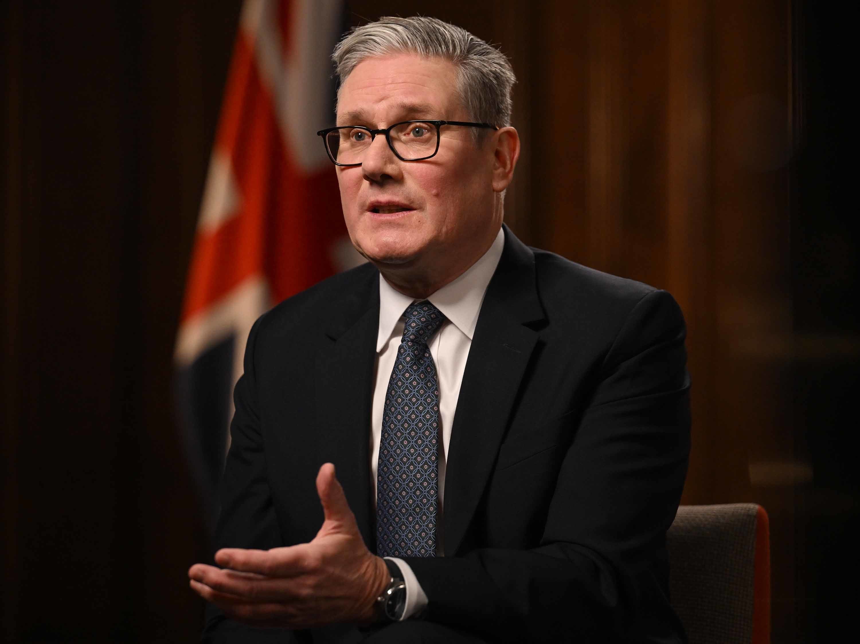 Sir Keir Starmer said Britons would start to see 