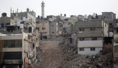 Israeli army forces conduct a military operation inside the Nur Shams refugee camp in the West Bank city of Tulkarem. (Photo: Mohammed Nasser/APA Images)