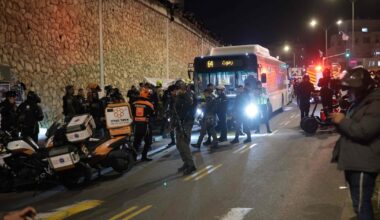 Teenager killed after bus hits ultra-Orthodox protesters in Jerusalem