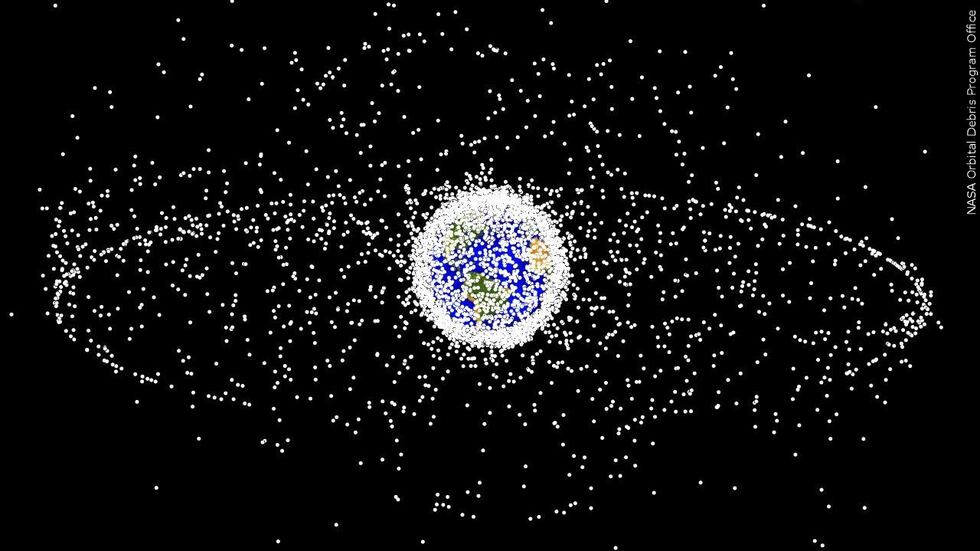 Experts are concerned by the amount of space debris which may plummet back to Earth in 2026.