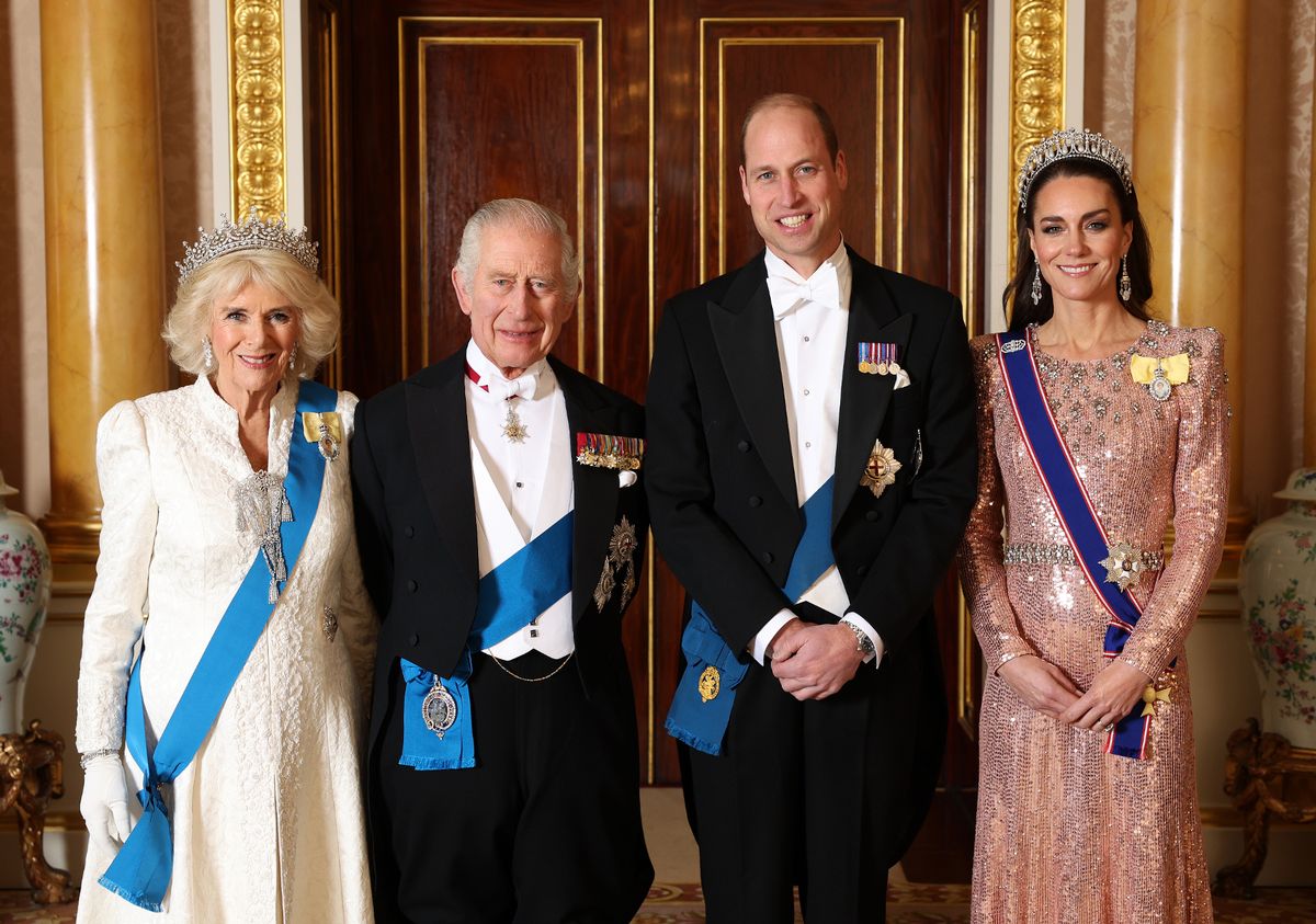 Kate Middleton, Prince William, King Charles and Queen Camilla
