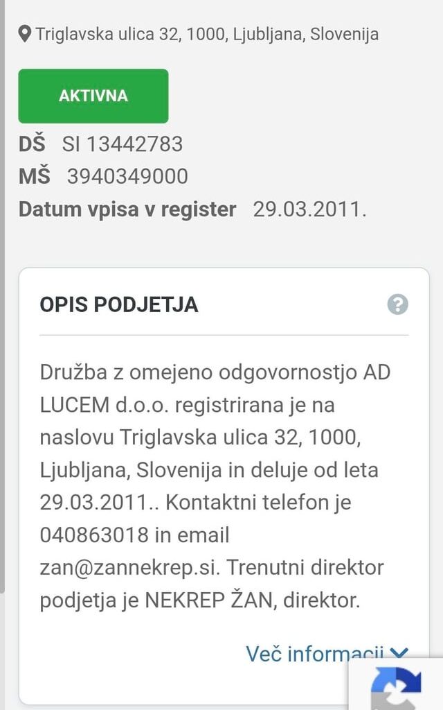 Ali Žan Nekrep nekomu pere denar?