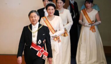 Japanese royals attend annual New Year’s reception