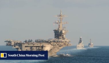 As US naval strike force sails near Iran, Trump faces ‘no easy levers’ against Tehran