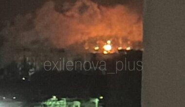 Droonirünnaku tagajärjel süttis Venemaal Penza oblastis asuv naftahoidla | Välismaa