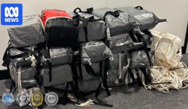 Sixth man charged after livestock carrier allegedly used for cocaine drop in WA waters off Lancelin