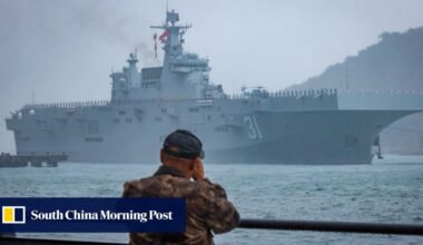 Type 075 amphibious assault ship, the PLA’s ‘light aircraft carrier’ that is key to Taiwan