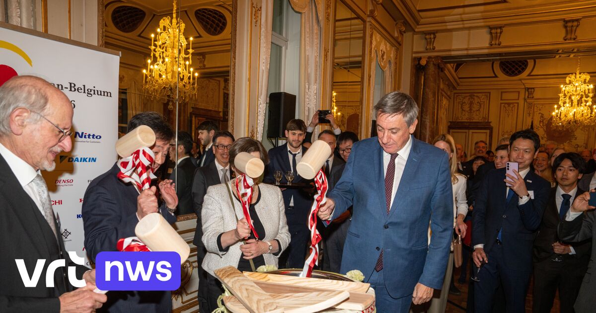 België en Japan slaan vat sake aan om 160 jaar diplomatieke relaties te vieren