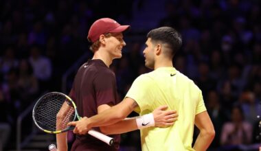 Tennis players Carlos Alcaraz, Jannik Sinner face off in South Korea exhibition match