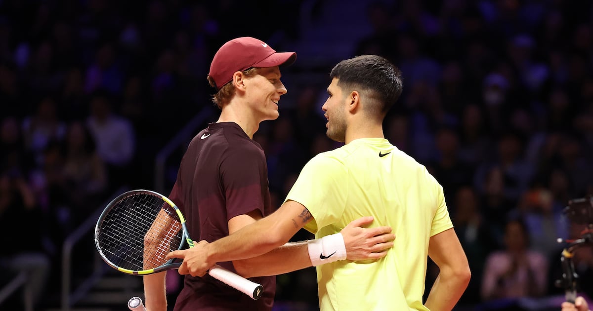 Tennis players Carlos Alcaraz, Jannik Sinner face off in South Korea exhibition match