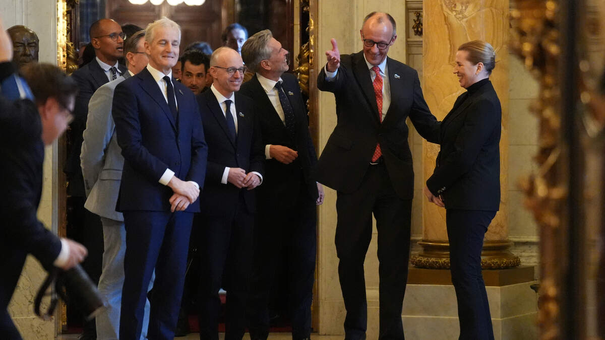 Der deutsche Kanzler Friedrich Merz (2.v.r.), Mette Frederiksen (r.), Ministerpräsidentin von Dänemark, Luc Frieden (2.v.l), Premierminister von Luxemburg: Der Ausbau von Offshore-Windparks wird forciert.