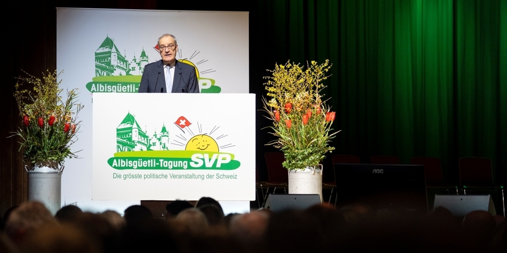 Hatte ein Heimspiel in Zürich: Bundespräsident Guy Parmelin.