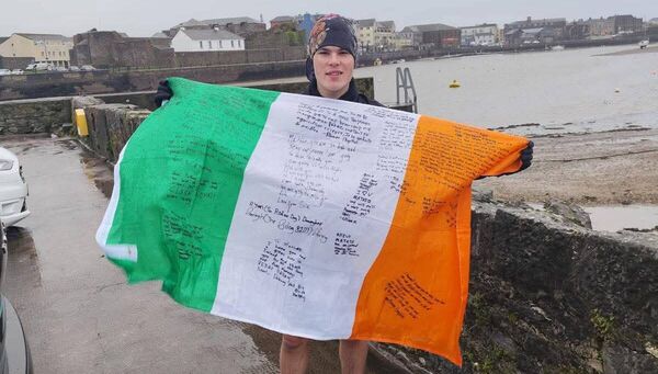 Matheo, who played U16 and Minor football with Porlaw, is returning home to Belgium.