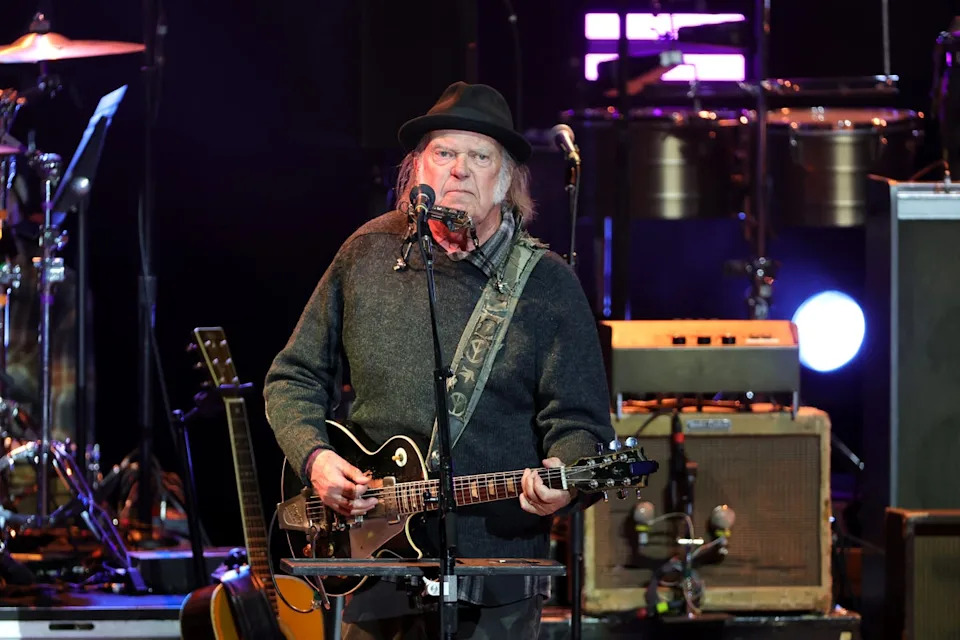 Neil Young has made his entire catalogue of music free to Greenland residents in the wake of Donald Trump's threats to annex the Danish territory (Getty)
