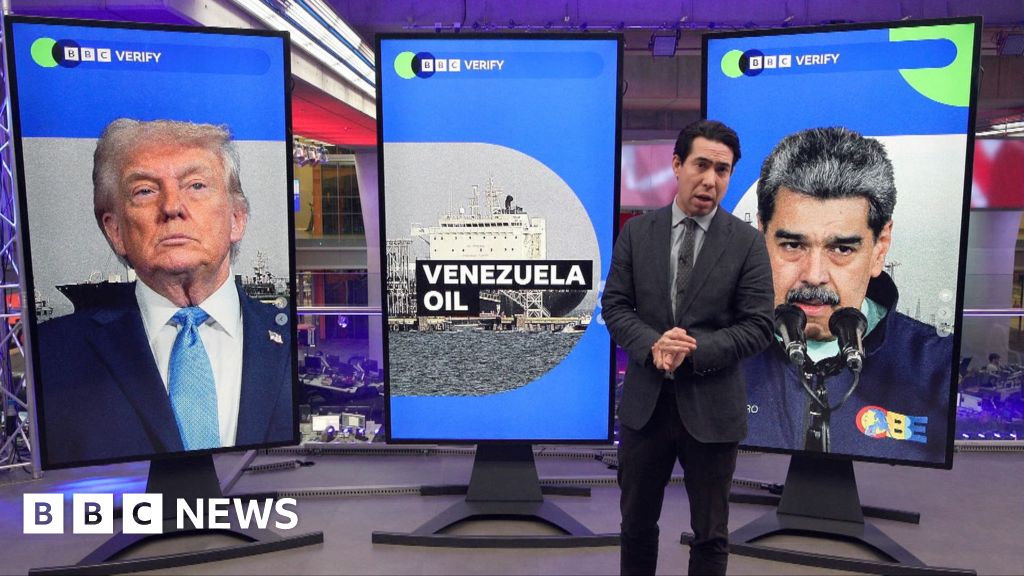 BBC Verify examines claims Venezuela 'stole' US oil