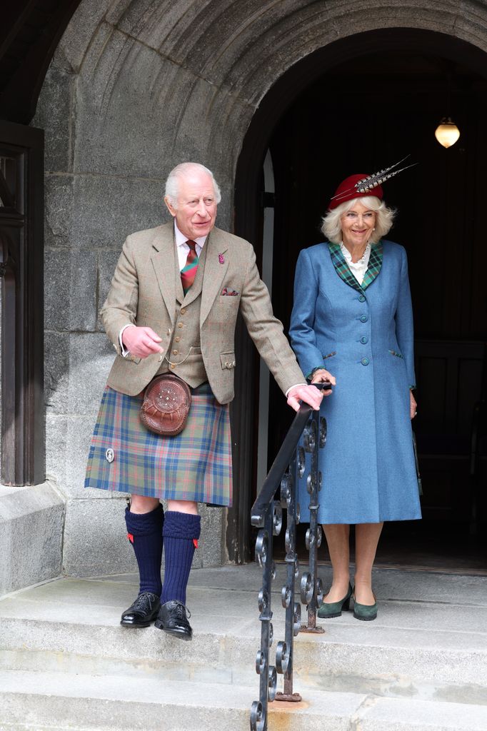 charles and camilla at church 