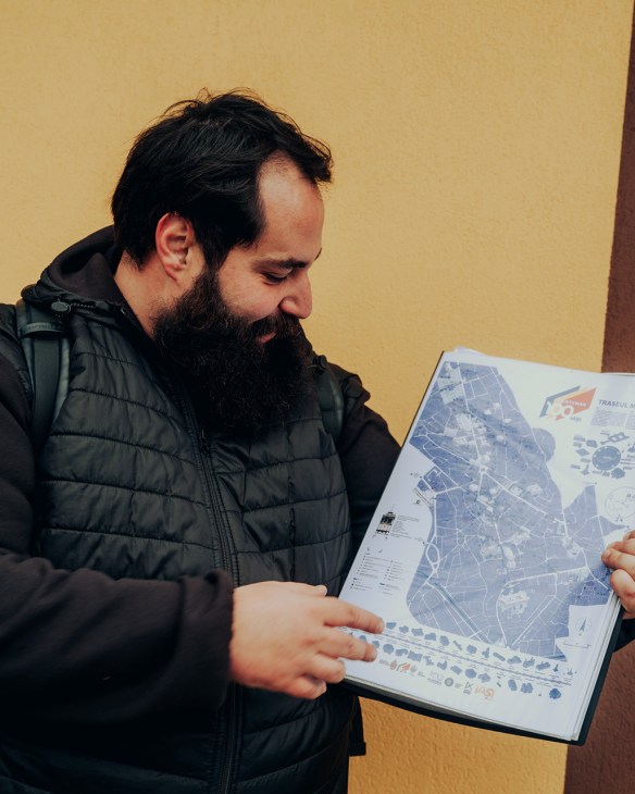Tour guide Tiberiu Teodor-Stanciu in Iasi, Romania