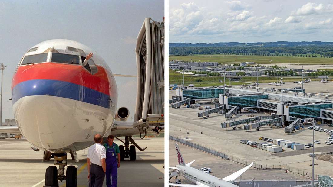 Erster Flug ab dem Flughafen München und Terminal 1