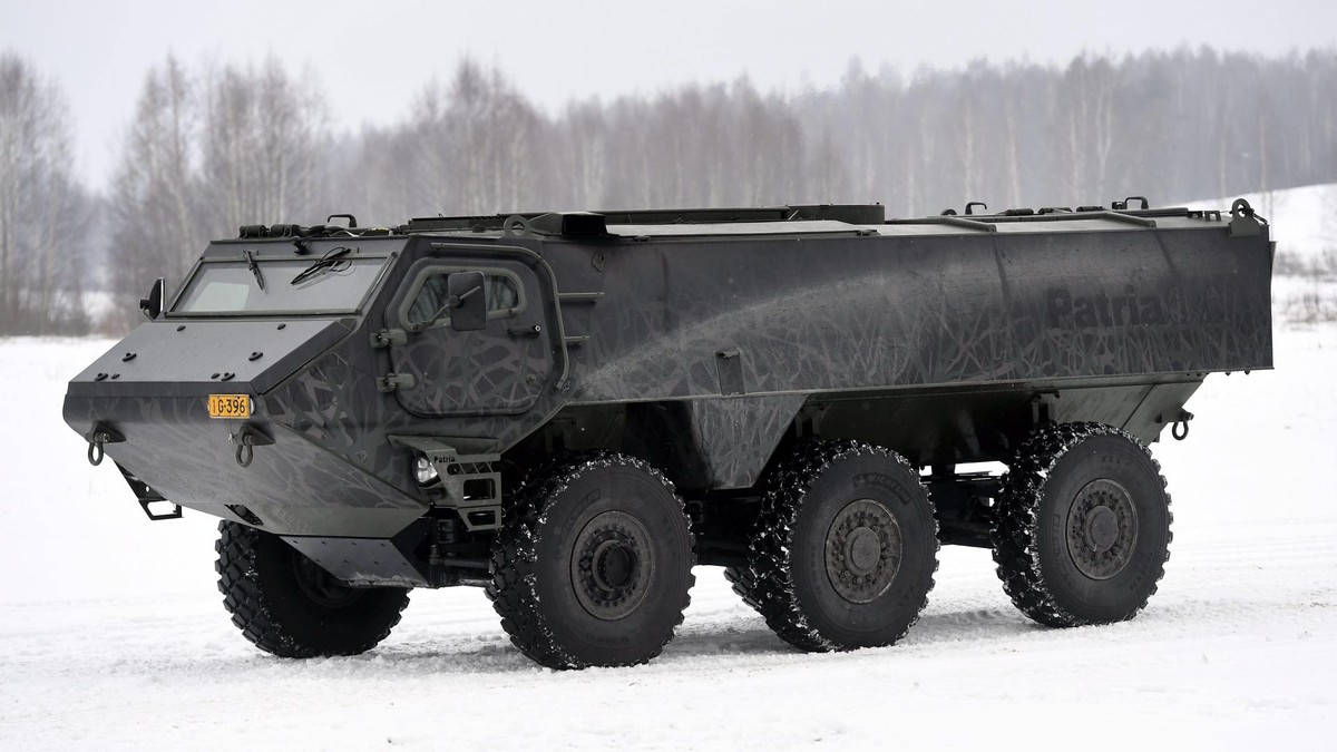 Presentation of the new Patria 6x6 AMV