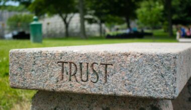 "Trust" Bench near Trophy Point at West Point