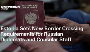 Estonia Sets New Border Crossing Requirements for Russian Diplomats and Consular Staff — UNITED24 Media