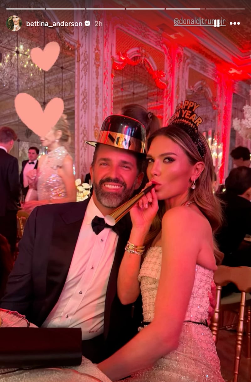 Bettina Anderson, 39, posted this photo with her beau on Thursday.