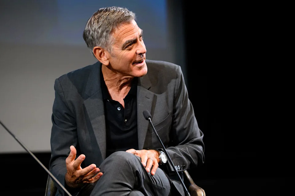 George Clooney attends "BFI Presents: George Clooney in Conversation" at BFI Southbank on Nov. 21, 2025, in London.