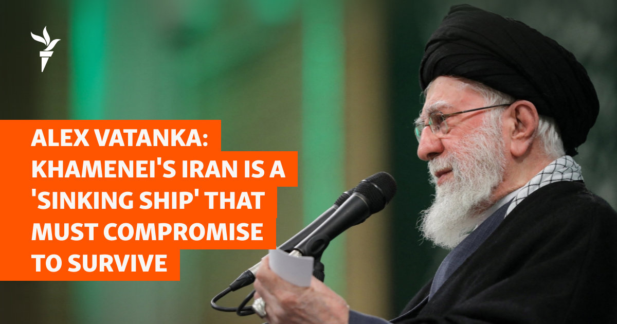 Khamenei's Iran Is A 'Sinking Ship' That Must Compromise To Survive